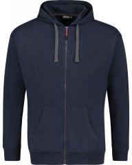 Adamo 159306 Bluza rozpinana z kapturem Ciemnoniebieska