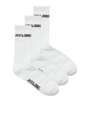 Jack & Jones Melvin Skarpety tenisowe Biały 3-pack