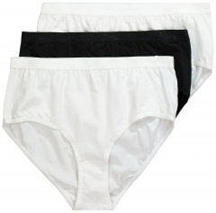 Ulla Popken 309783 Majtki 3 szt. Biały