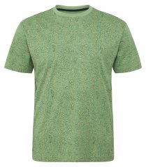 North Latitude Allover Printed T-shirt Średnia Zieleń