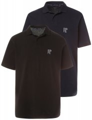 JP1880 704317 Koszulka polo 2-pak Czarna/Granatowa