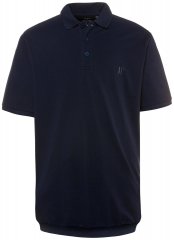 JP1880 712617 Koszulka polo z krojem na brzuch Granatowa