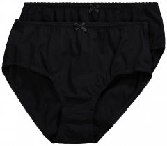 Ulla Popken 712882 Majtki 2 szt. Czarna
