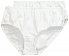 Ulla Popken 712882 Majtki 2 szt. Biały