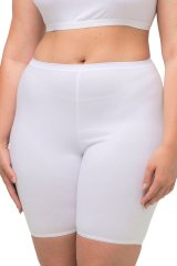Ulla Popken 716595 Bokserki z ochroną ud 3 szt. Biały