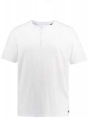 JP1880 726695 Koszulka Henley Biała