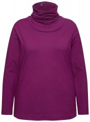 Ulla Popken 751623 Szybkoschnąca koszulka narciarska Różowa