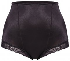 Ulla Popken 781632 Majtki modelujące z wysokim stanem Brązowa