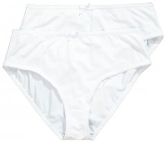 Ulla Popken 781658 Majtki 2 szt. Biały