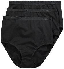 Ulla Popken 795269 Majtki 3 szt. Czarna