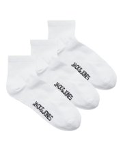 Jack & Jones Leon Skarpety tenisowe Biały 3-pack