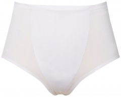 Ulla Popken 800498 Majtki modelujące z wysokim stanem Biały