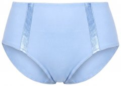 Ulla Popken 815268 Majtki w paski Jasnoniebieska