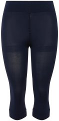 Ulla Popken 815580 Legginsy rajstopowe 3/4 z ochroną ud 80 den Granatowa