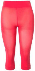 Ulla Popken 815580 Legginsy rajstopowe 3/4 z ochroną ud 80 den Jasnoczerwona
