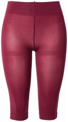 Ulla Popken 815580 Legginsy rajstopowe 3/4 z ochroną ud 80 den Czerwona