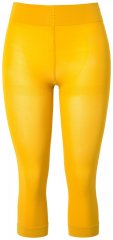 Ulla Popken 815580 Legginsy rajstopowe 3/4 z ochroną ud 80 den Musztardowa