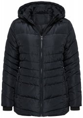 Ulla Popken 820889 Płaszcz pikowany Czarna
