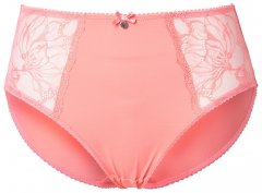 Ulla Popken 822864 Majtki z koronką Jasnoróżowa