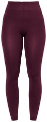 Ulla Popken 833806 Legginsy rajstopowe 200 den Bordowa