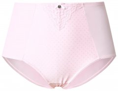 Ulla Popken 834307 Majtki modelujące z koronką Różowa
