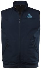 Men+ 414 Kamizelka softshell ze stójką Granatowa