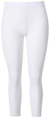Ulla Popken 836800 Legginsy rajstopowe w kropki Biały