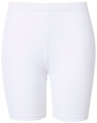 Ulla Popken 836805 Szorty przeciw obcieraniu w kropki Biały