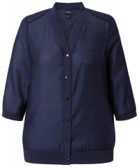 Ulla Popken 841127 Bluzka Granatowa