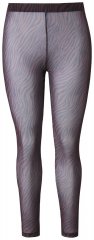 Ulla Popken 842879 Legginsy rajstopowe w zwierzęcy wzór Ciemnobrązowa