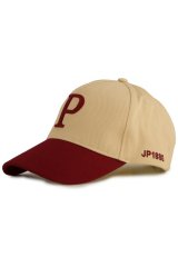 JP1880 843648 Czapka z daszkiem Złamana biel