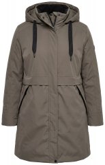 Ulla Popken 845111 Parka Ciemnozielona