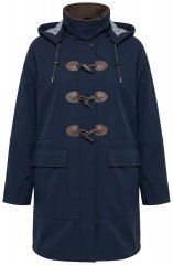 Ulla Popken 846278 Płaszcz softshell Granatowa