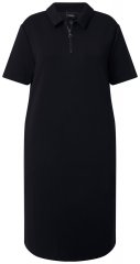 Ulla Popken 848105 Sukienka dresowa Czarna