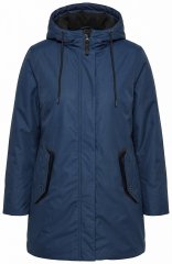 Ulla Popken 850794 Płaszcz funkcyjny Granatowa