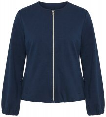 Ulla Popken 851040 Bluza rozpinana Granatowa