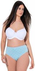 Ulla Popken 851714 Wzorzyste majtki 5 szt. Czarna