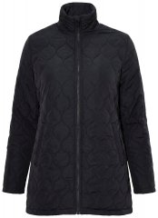 Ulla Popken 851831 Kurtka pikowana Czarna