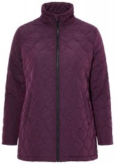 Ulla Popken 851831 Kurtka pikowana Brązowa