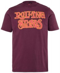 JP1880 851910 Rolling Stones Vintage Logo Koszulka Bakłażanowa