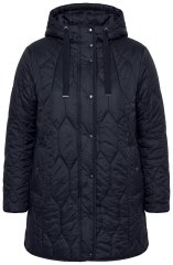 Ulla Popken 852413 Kurtka pikowana Czarna