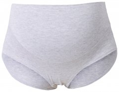 Ulla Popken 853611 Majtki ciążowe Szara melanż