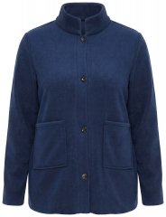 Ulla Popken 854200 Kurtka polarowa Granatowa