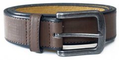 D555 Avant Leather Belt Brown, 3,5cm