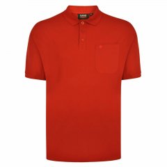 Espionage P074C Koszulka Polo z Krótkim Rękawem Terakota