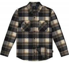 Double Outfitters GS-5233 Koszula flanelowa Granatowy/Beżowy