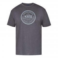 North Latitude T-Shirt Szary/Grafitowy