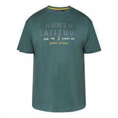 North Latitude T-Shirt Zielony/Khaki