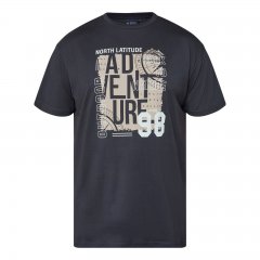 North Latitude Adventure 98 Graphic Tee Czarny