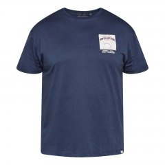 North Latitude T-Shirt With Print Granatowy